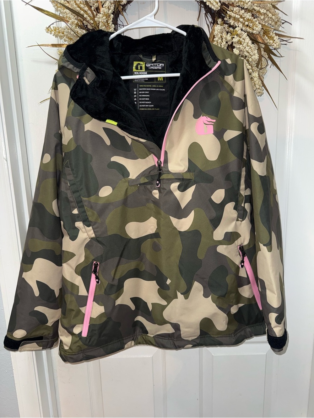 Gator Waders Jacket with Pink Accents